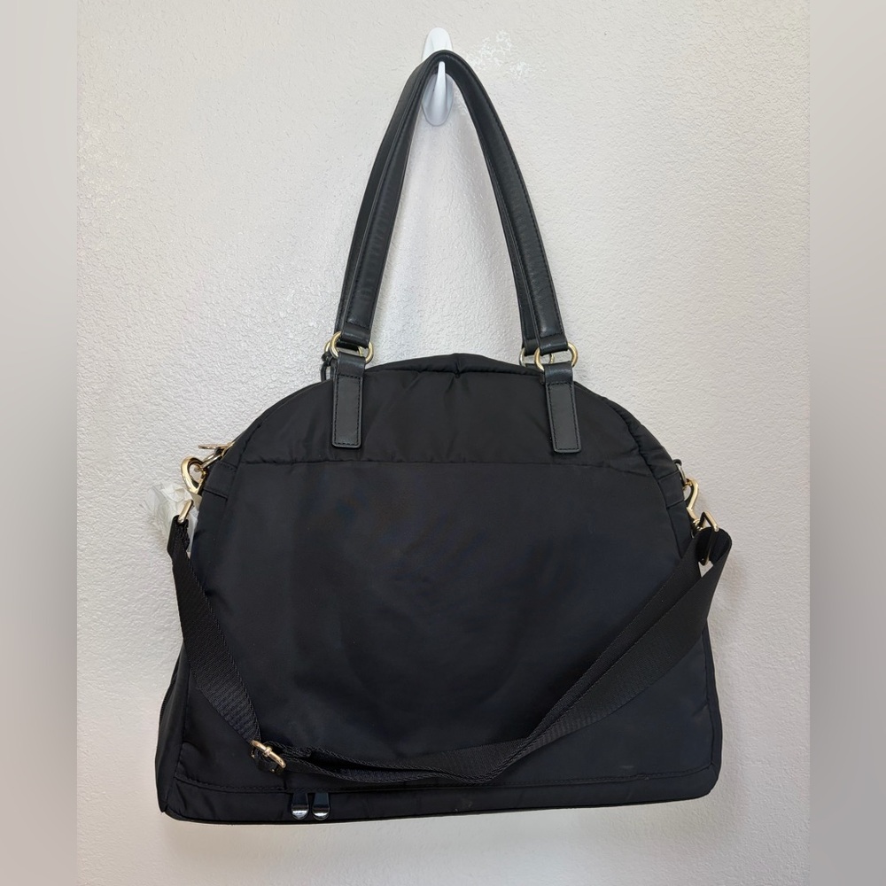 Lo & Sons Black O.G. Laptop Tote Nylon Travel Tote - Picture 3 of 16